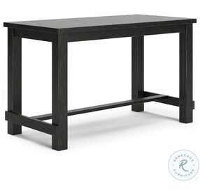 Jeanette Dry Black Counter Height Dining Room Set