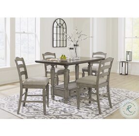 Lodenbay Antique Gray Rectangular Counter Height Dining Table