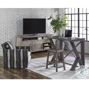 Fiji Harbor Gray Gate Leg Extendable Counter Height Dining Table
