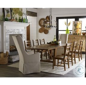Wilder Distressed Heritage Pine Extendable Dining Table