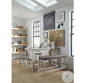 Harmony Cove Antique White Counter Height Dining Table