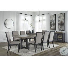 Foyland Black And Brown Dining Table