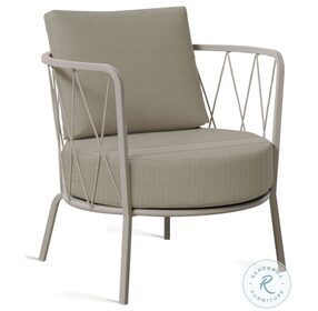 Dasy Mud Gray Outdoor Accent Chair