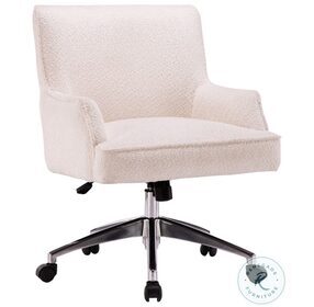 DC504 Himalaya Ivory Adjustable Swivel Desk Chair