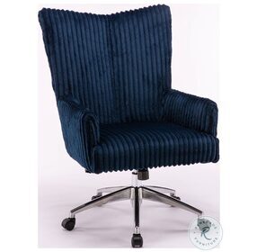 DC505 Blanket Navy Adjustable Swivel Desk Chair