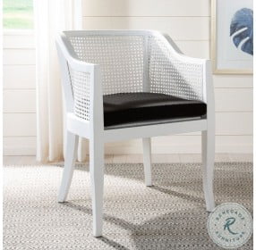 Rina White And Black Dining Chair