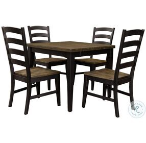 Stormy Ridge Chickory And Slate Black Dinette Table