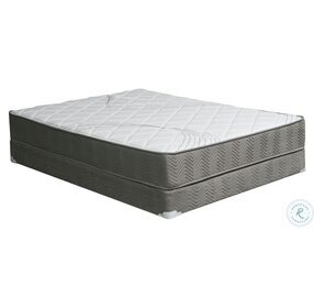 Edrea White And Gray 10" Pocket Coil Tight Top King Size Mattress