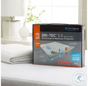 Dri-Tec White Queen Sofa Mattress Protector