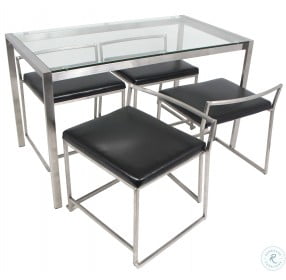 Fuji Clear Dining Table