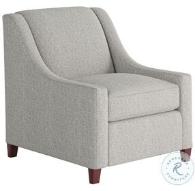 Sugarshack Grey Recessed Arm Accent Chair
