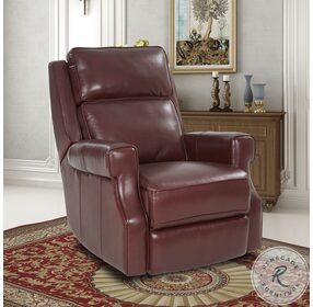 Durham Marisol Cabernet Leather Power Recliner with Power Headrest And Lumbar