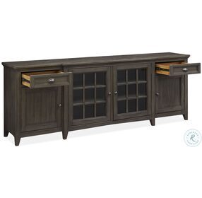 Westley Falls Graphite Wood 90" Console