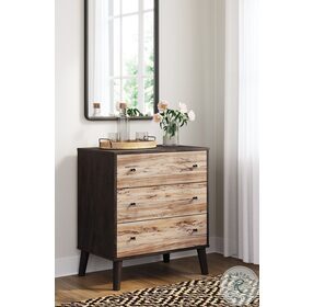 Lannover Dark Charcoal And Naural Chest