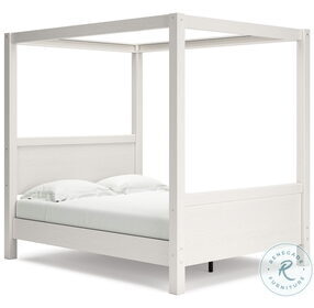 Aprilyn White Canopy Bedroom Set