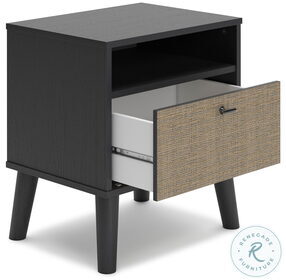 Charlang Two Tone One Drawer Nightstand
