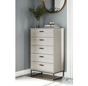 Socalle Natural 5 Drawer Chest