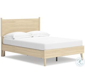 Cabinella Tan Full Platform Bedroom Set