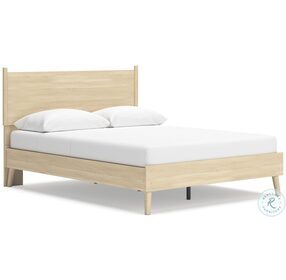 Cabinella Tan Platform Bedroom Set