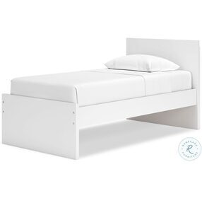 Onita White Twin Panel Bed