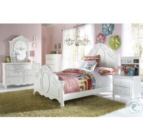 Sweetheart Beautiful White Victorian Full Panel Bed