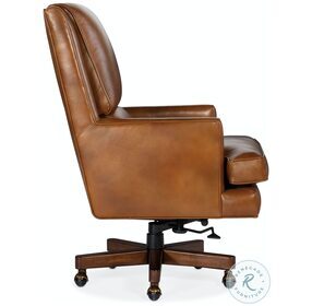 Wright Brown Swivel Bustle Style Back Tilt Executive Chair