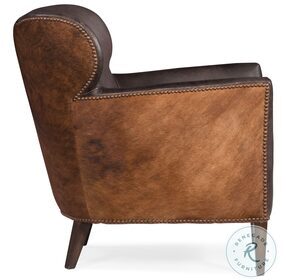 Kato Hu Espresso Leather Club Chair