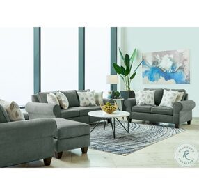 Sole Charcoal Loveseat
