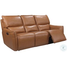 Portico Leather Dual Power Reclining Living Room Set