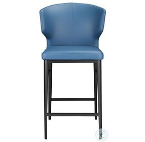 Delaney Blue Counter Height Stool