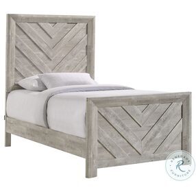 Keely White Youth Panel Bedroom Set