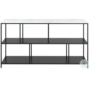 Singularity White And Black Console Table