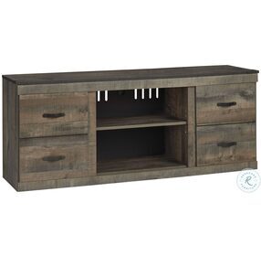Trinell Rustic Brown 3 Piece Entertainment Center