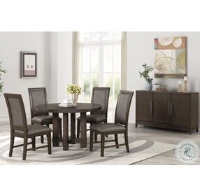 Cityscape Walnut 47" Round Dining Table