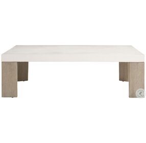 Lorenzo Vintage Cream And Flint Square Cocktail Table