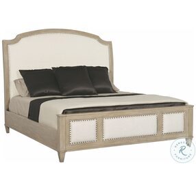 Santa Barbara Sandstone Upholstered Sleigh Bedroom Set