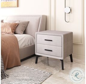 Halle Gray Side Table