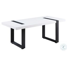 Eimear White and Black Occasional Table Set