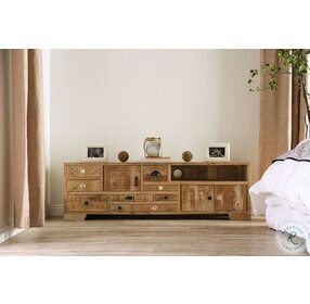 Blanchefleur Weathered Light Natural Tone TV Stand