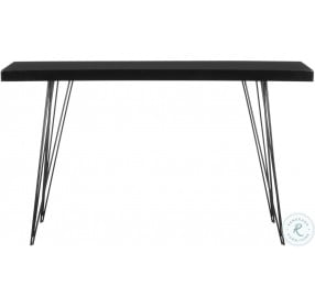 Wolcott Black Lacquer Console Table