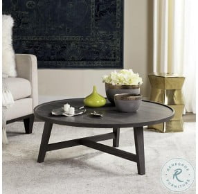Malone Dark Gray Wood Cocktail Table