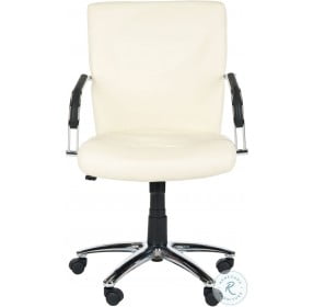 Lysette Cream Adjustable Desk Chair