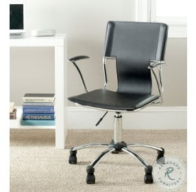 Kyler Black Adjustable Desk Chair