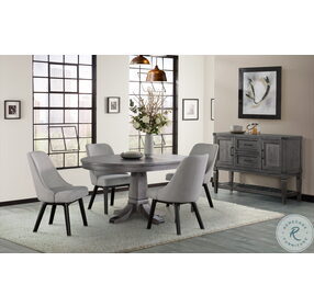 Foundry Brushed Pewter Side Chair Set of 2