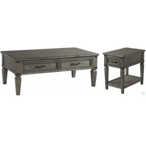 Foundry Brushed Pewter End Table