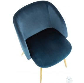 Luna Blue Fran Dining Chair Set Of 2