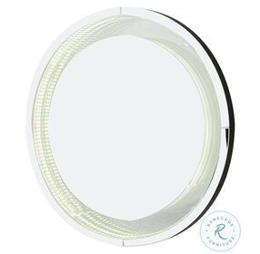 Montreal Silver LED Round Wall Mirror