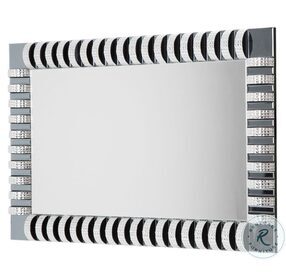 Montreal Silver 30" Rectangular Wall Mirror