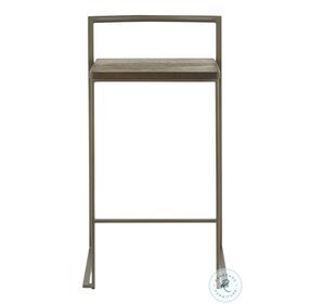 Fuji Antique With Espresso Wood Stacker Counter Height Stool Set Of 2
