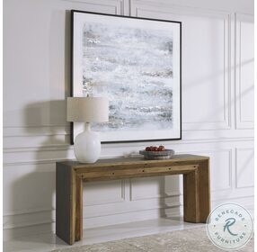Vail neutral and Gray Console Table